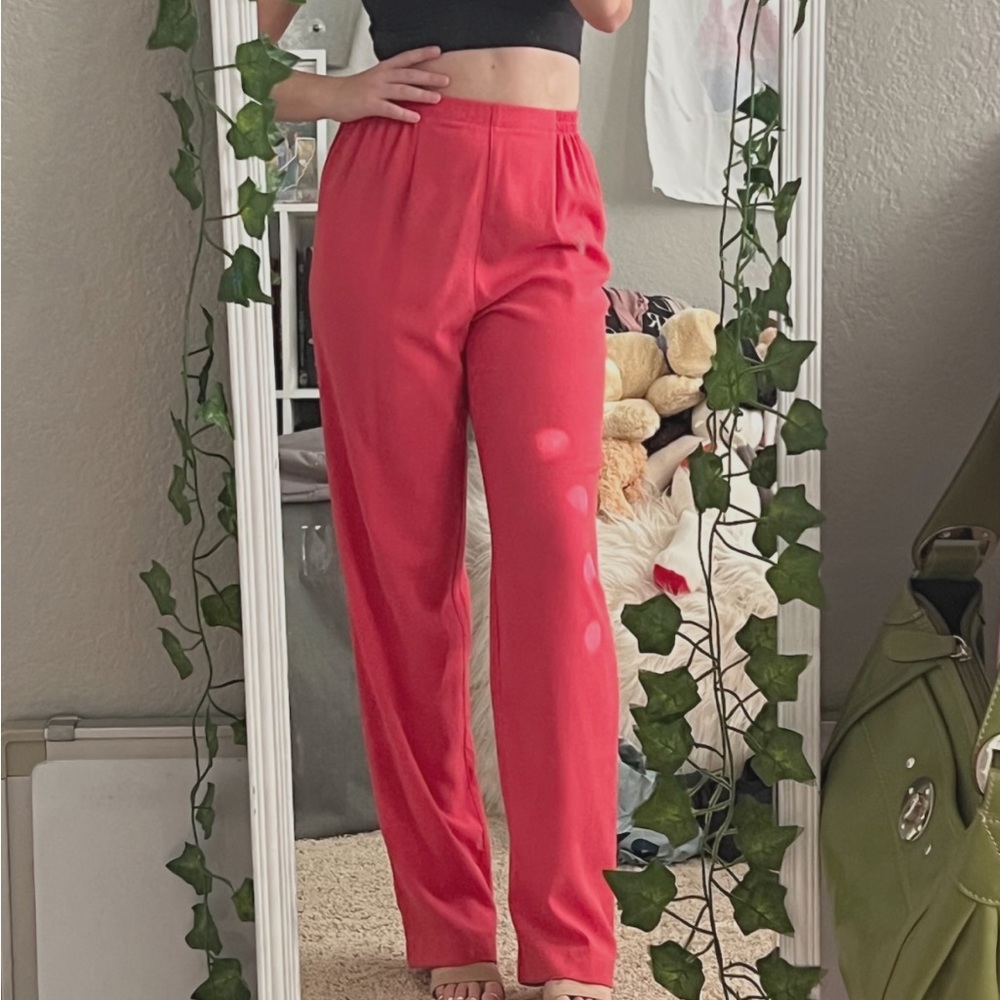 drapers & damons red dress pants
